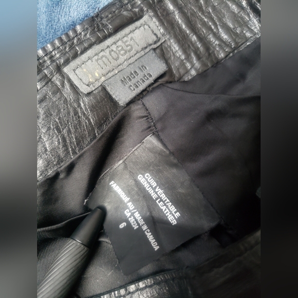 m0851Leather 6 Size Pants for Women - Picture 2 of 4